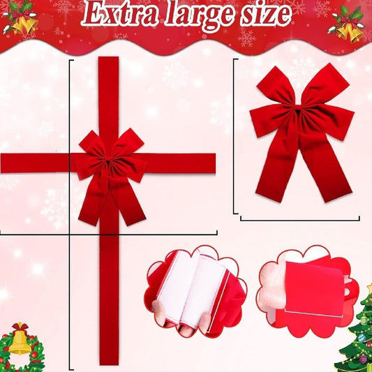 Christmas Door Hanging Bow Ribbon - Structured DifferentlyChristmas Door Hanging Bow RibbonCGYPSRCChristmas Door Hanging Bow Ribbon