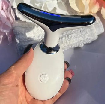 Beauty Facial Massager, 7 Color Wavy Acne Beauty Microcurrent Facial Device Skin Firming for Face Neck Beauty Device, - Structured DifferentlyBeauty Facial Massager, 7 Color Wavy Acne Beauty Microcurrent Facial Device Skin Firming for Face Neck Beauty Device,UAPCVZLBeauty Facial Massager, 7 Color Wavy Acne Beauty Microcurrent Facial Device Skin Firming for Face Neck Beauty Device,