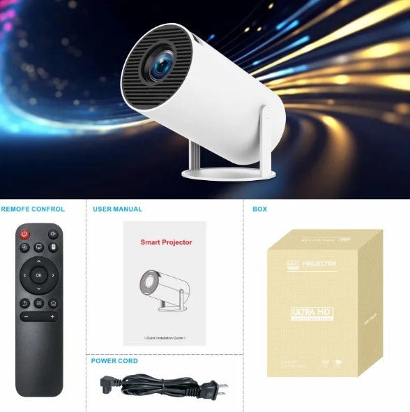 HY300 Pro Projector Home Theater - Structured DifferentlyHY300 Pro Projector Home Theater7PJR9AKHY300 Pro Projector Home Theater