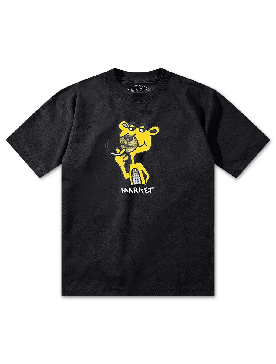 Market Studios Yellow Panther Tee - Washed Black - Structured DifferentlyMarket Studios Yellow Panther Tee - Washed BlackT-ShirtsMKT26Q1-SS0606840446256704Market Studios Yellow Panther Tee - Washed Black