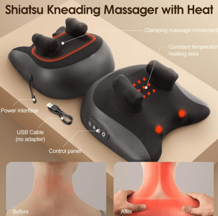 Neck & Shoulder Massage Pillow - Structured DifferentlyNeck & Shoulder Massage PillowIEHZEVZW2Neck & Shoulder Massage Pillow