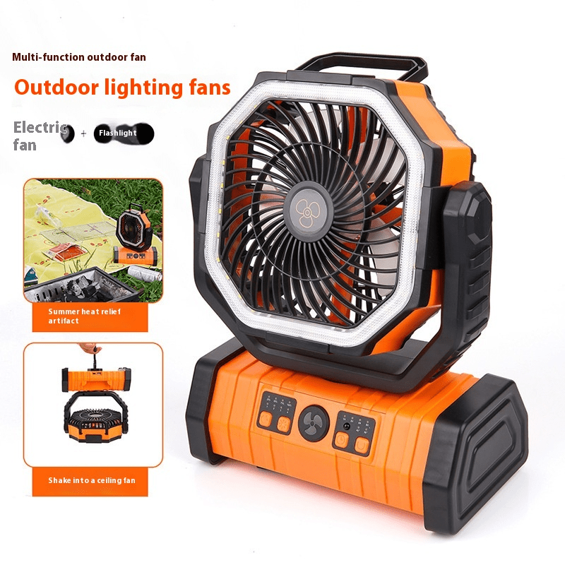 Outdoor Household Power Bank LED Light Camping Fan - Structured DifferentlyOutdoor Household Power Bank LED Light Camping FanED35HTEH7Outdoor Household Power Bank LED Light Camping Fan