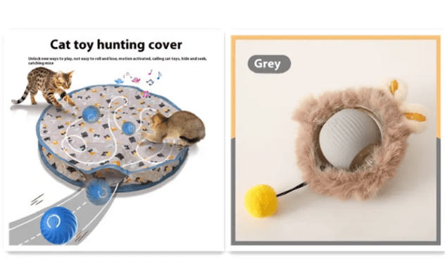 PurrPlay Self - Rolling Cat Toy Ball - Structured DifferentlyPurrPlay Self - Rolling Cat Toy BallH3V7ZSFLDPurrPlay Self - Rolling Cat Toy Ball