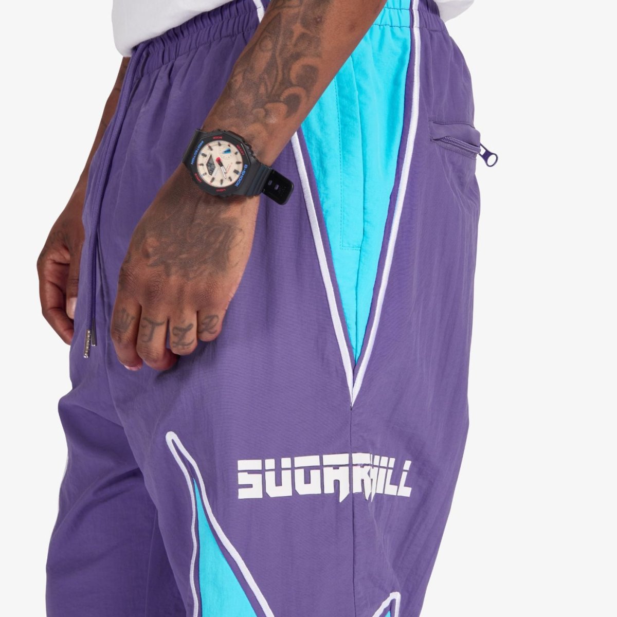 Sugarhill Bolt Windbreaker Pants - Purple - Structured DifferentlySugarhill Bolt Windbreaker Pants - PurpleJoggersSH26-SPR1-6584585249855Sugarhill Bolt Windbreaker Pants - Purple