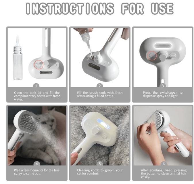 Pet Hair Spray Brush - Structured DifferentlyPet Hair Spray BrushVV5PFORWSPet Hair Spray Brush