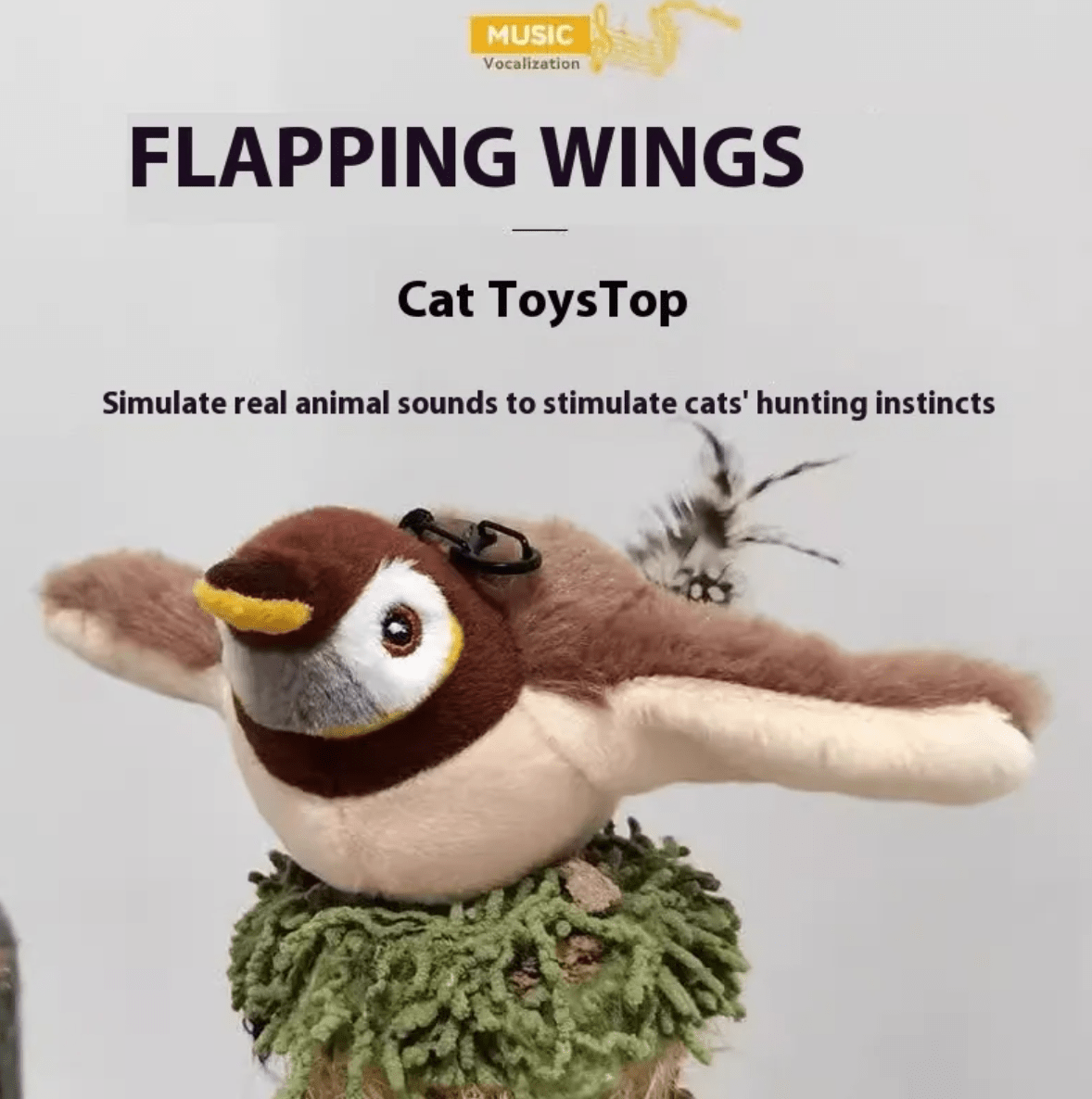 Plush Bird Pet Toy - Structured DifferentlyPlush Bird Pet Toy5JFEYKUTYPlush Bird Pet Toy