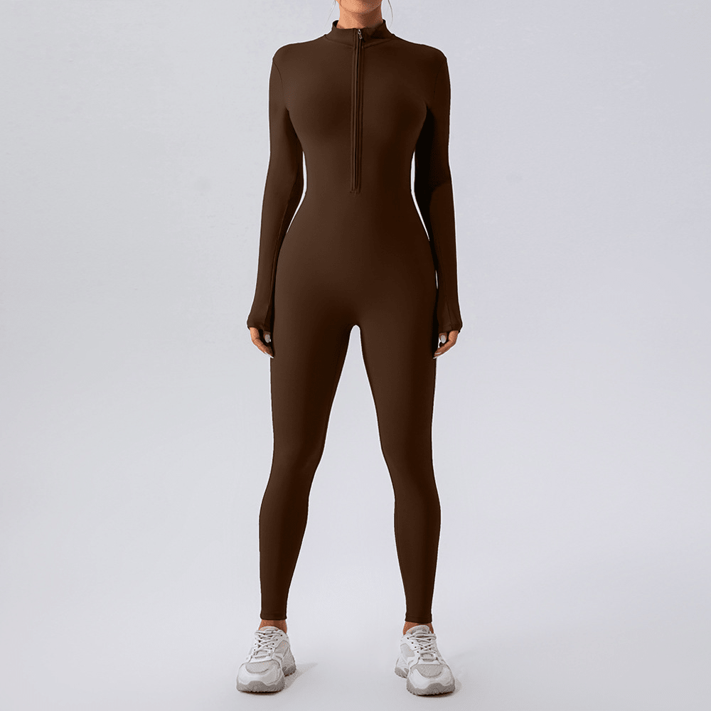 Fleece - Lined Yoga Jumpsuit - Structured DifferentlyFleece - Lined Yoga JumpsuitSXHXT8YZWFleece - Lined Yoga Jumpsuit