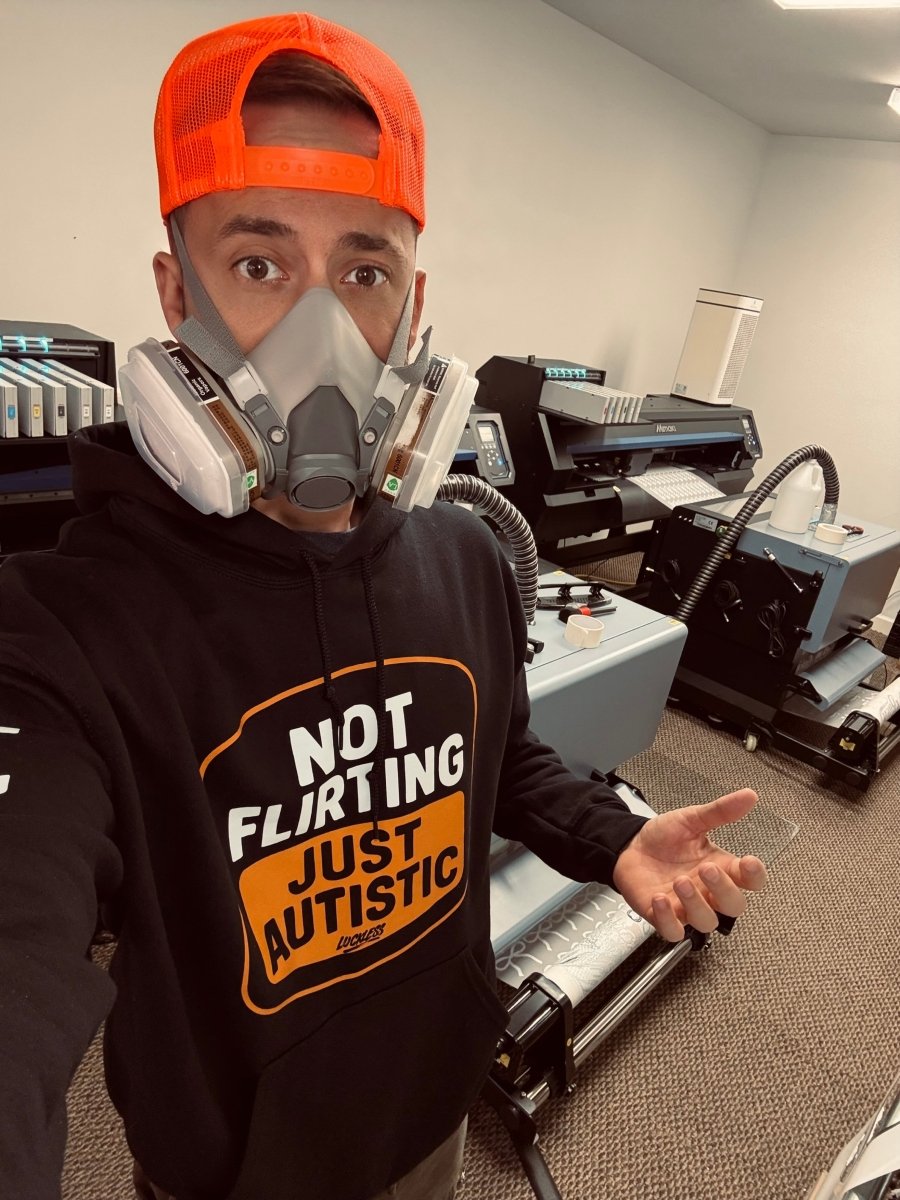 Not Flirting Hoodie - Structured DifferentlyNot Flirting HoodieHoodieG185-Black-NotFlirting-Black/Orange-SMNot Flirting Hoodie