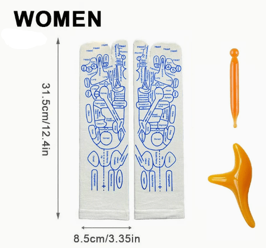 Reflexology Socks with Massage Tool (One Set) - Structured DifferentlyReflexology Socks with Massage Tool (One Set)K33CFDFKZReflexology Socks with Massage Tool (One Set)