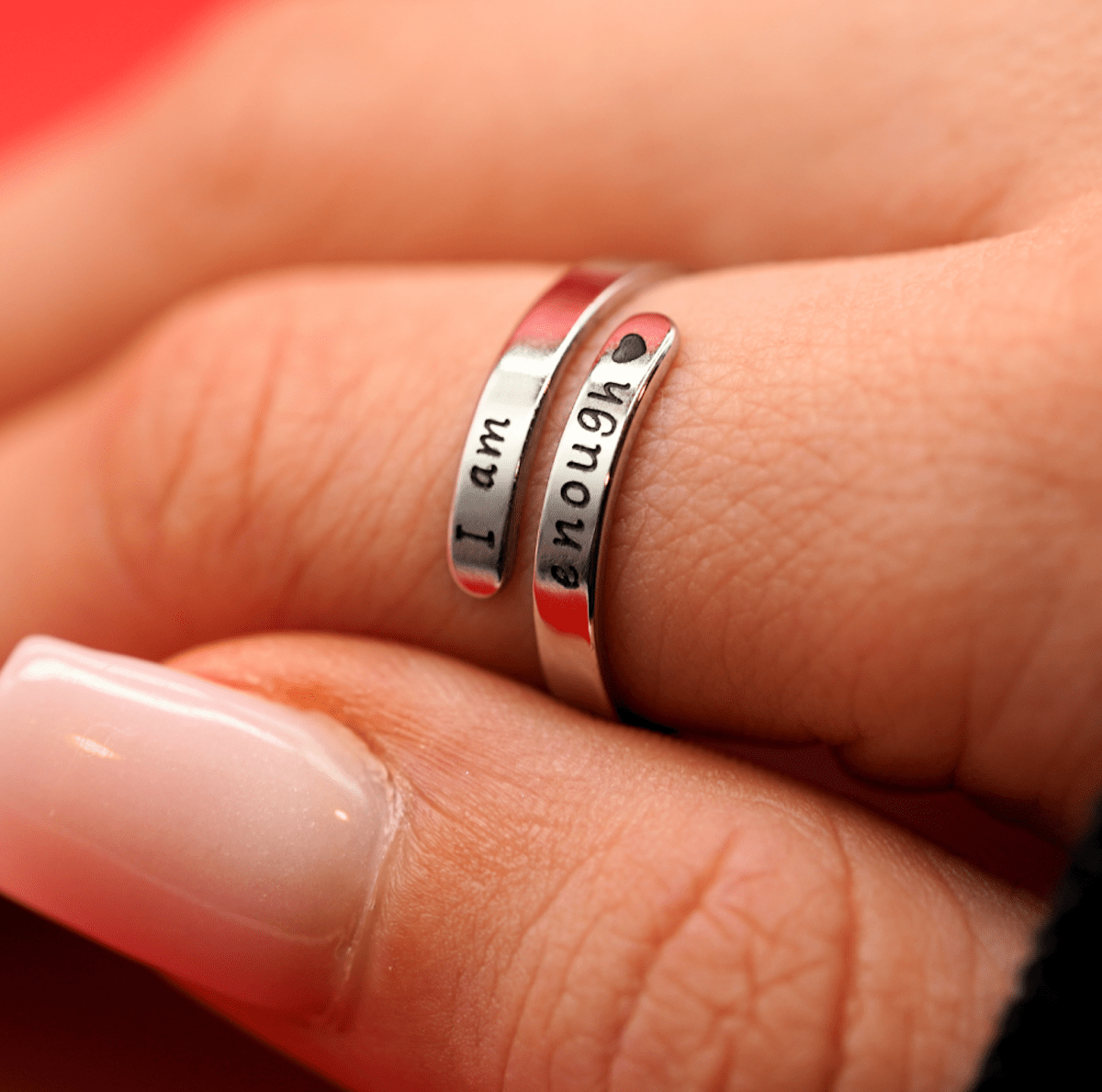 I Am Enough Ring - Structured DifferentlyI Am Enough RingORP2NSHMEI Am Enough Ring