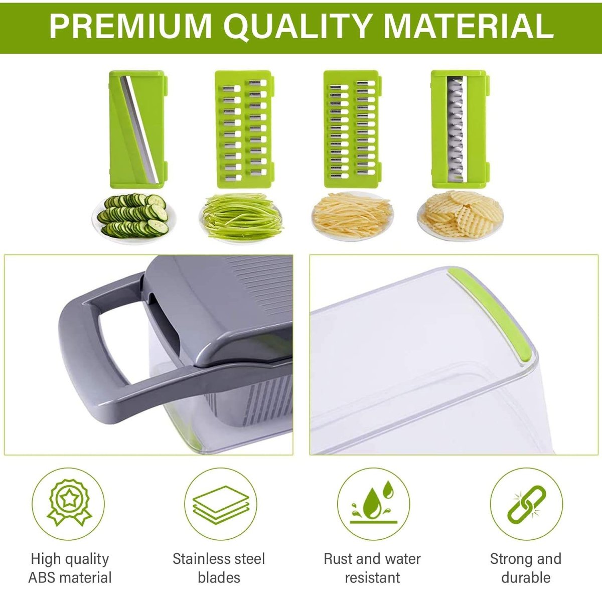 Vegetable Chopper Kitchen - Structured DifferentlyVegetable Chopper KitchenCJCJ1592512-Green with blackVegetable Chopper Kitchen