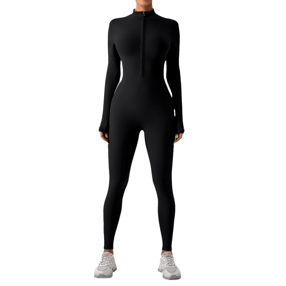 Fleece - Lined Yoga Jumpsuit - Structured DifferentlyFleece - Lined Yoga JumpsuitWGYSCMEKFFleece - Lined Yoga Jumpsuit