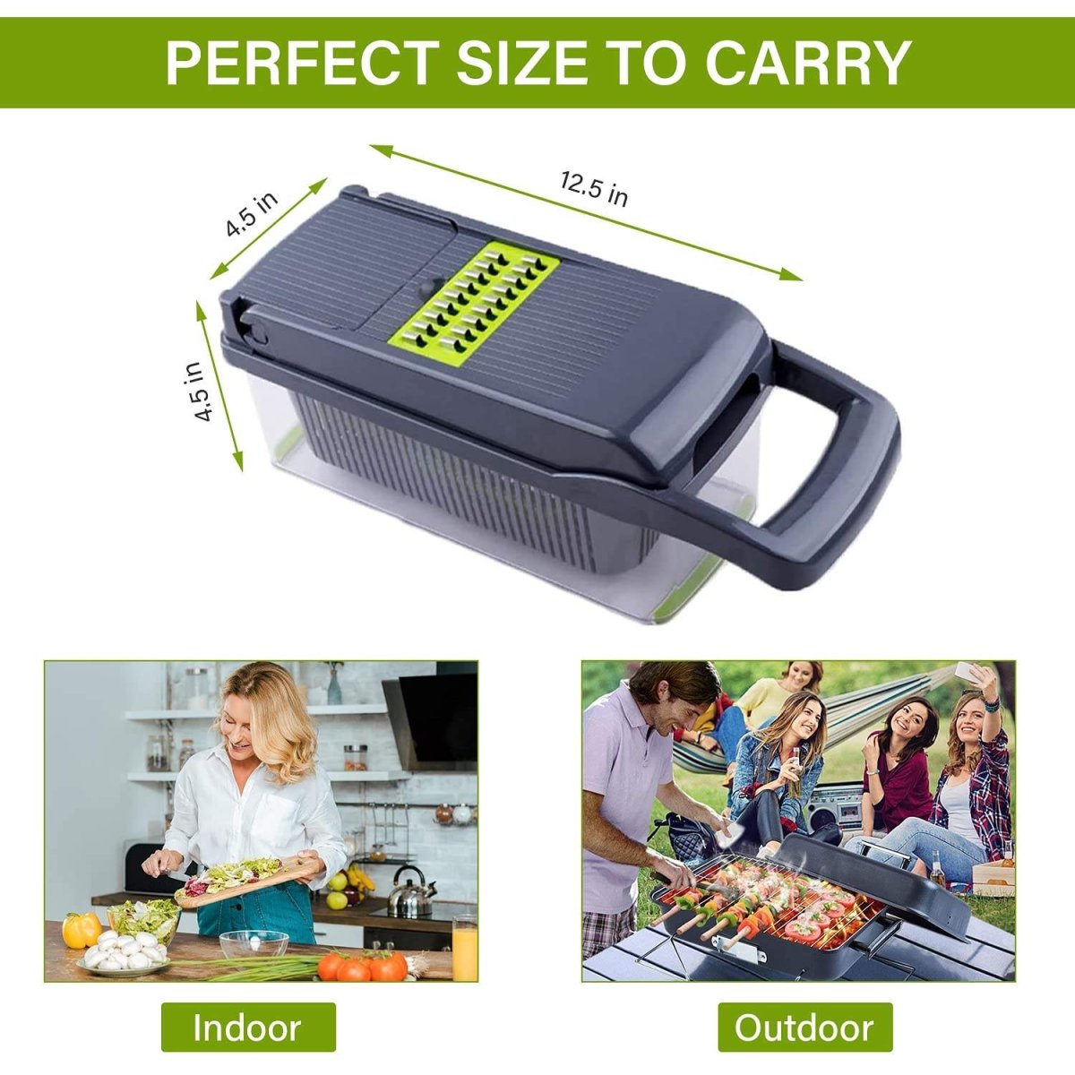 Vegetable Chopper Kitchen - Structured DifferentlyVegetable Chopper KitchenCJCJ1592512-Green with blackVegetable Chopper Kitchen