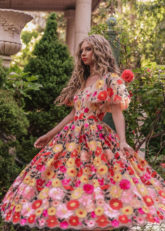 English Garden Dress - Structured DifferentlyEnglish Garden DressDressesJK23022-W-PNK-009645617English Garden Dress