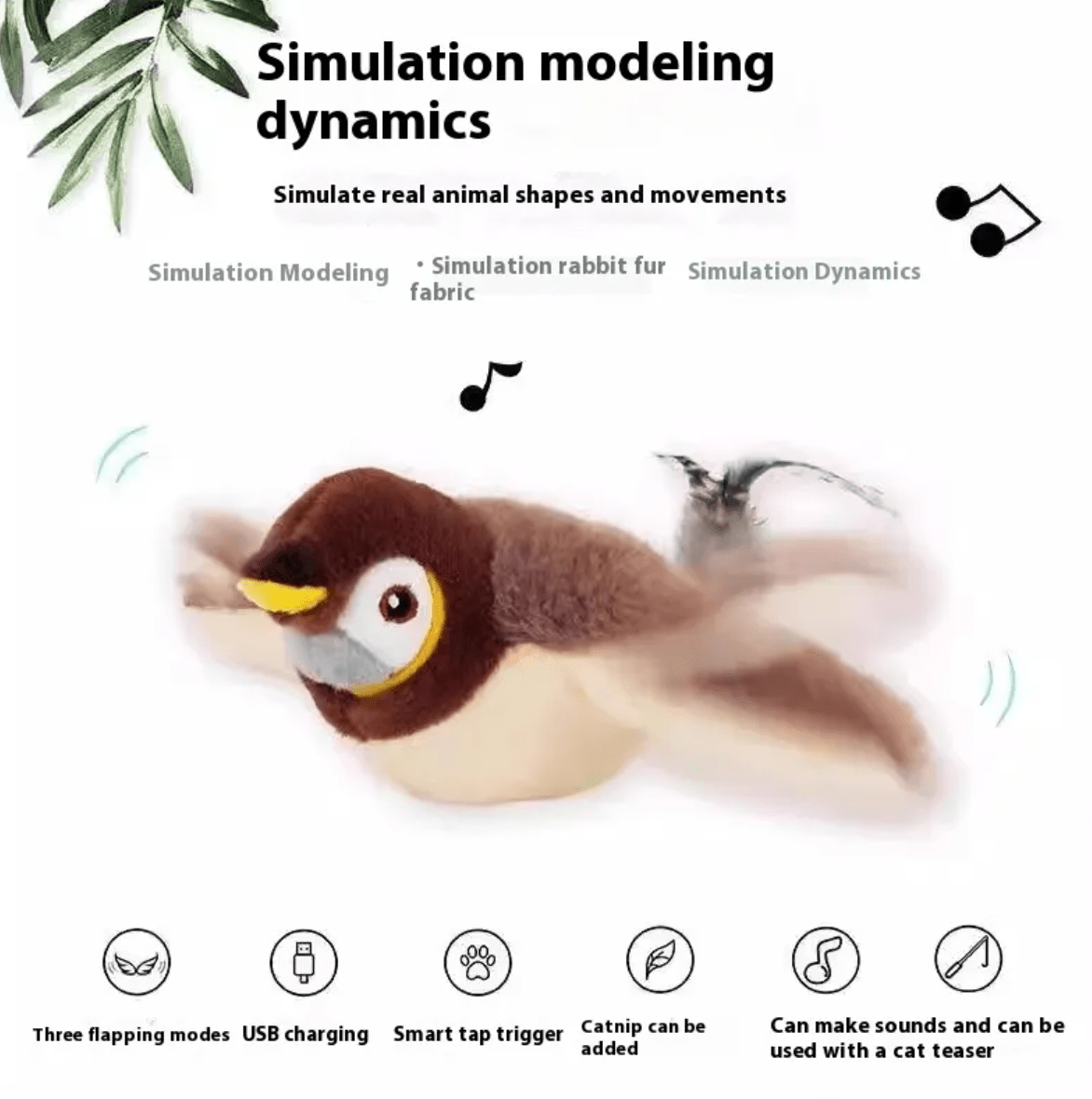 Plush Bird Pet Toy - Structured DifferentlyPlush Bird Pet Toy5JFEYKUTYPlush Bird Pet Toy