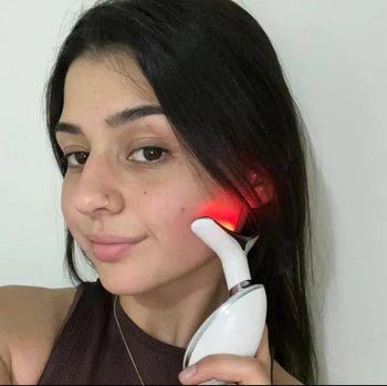 Beauty Facial Massager, 7 Color Wavy Acne Beauty Microcurrent Facial Device Skin Firming for Face Neck Beauty Device, - Structured DifferentlyBeauty Facial Massager, 7 Color Wavy Acne Beauty Microcurrent Facial Device Skin Firming for Face Neck Beauty Device,UAPCVZLBeauty Facial Massager, 7 Color Wavy Acne Beauty Microcurrent Facial Device Skin Firming for Face Neck Beauty Device,