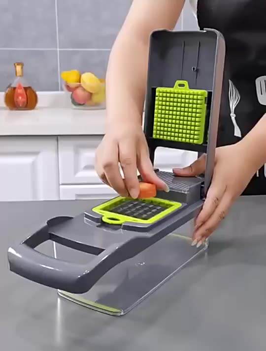 Vegetable Chopper Kitchen - Structured DifferentlyVegetable Chopper KitchenCJCJ1592512-Green with blackVegetable Chopper Kitchen