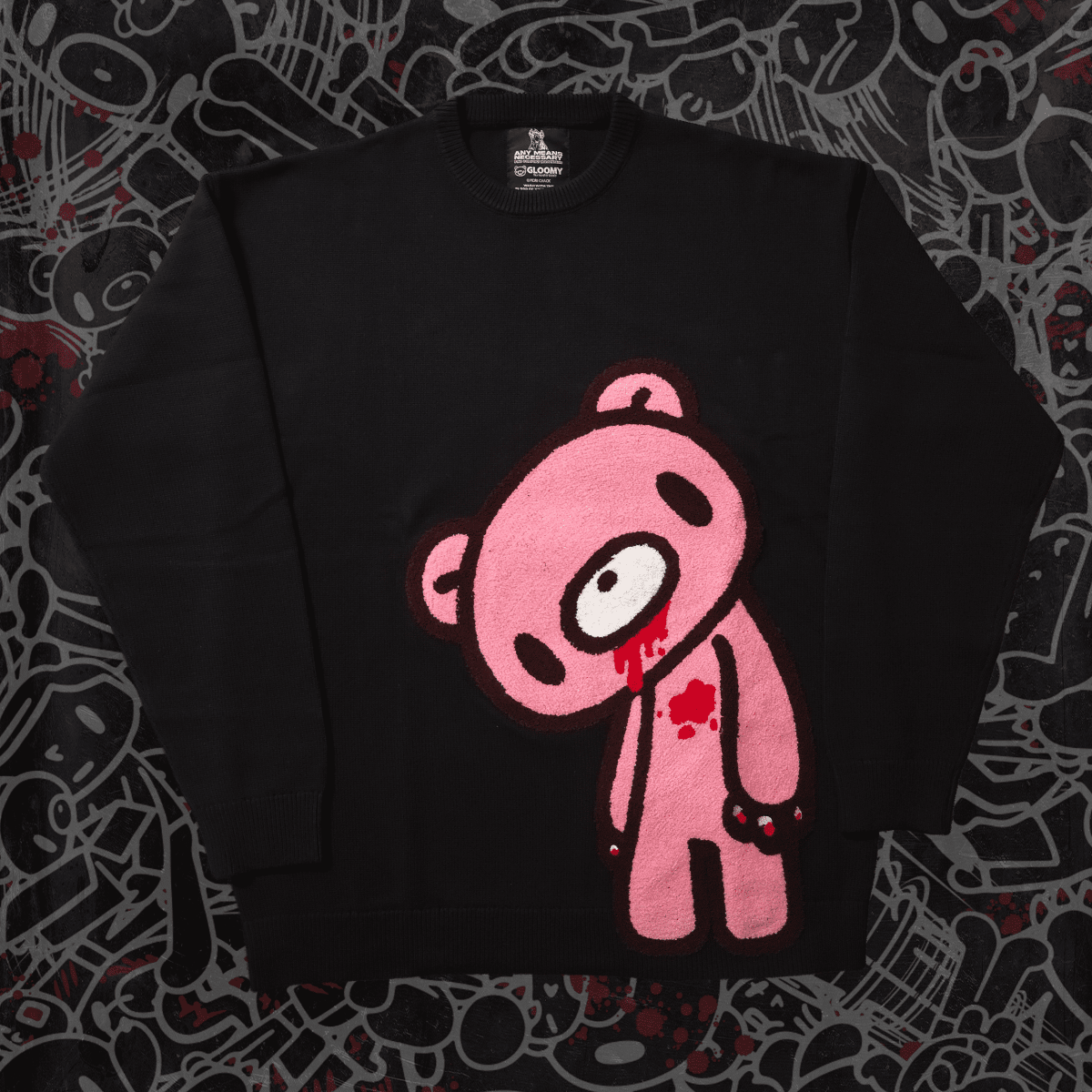 Big Gloomy Knit Sweater - Structured DifferentlyBig Gloomy Knit SweaterSweaterSW-BLK-BIGGLOOMY-SBig Gloomy Knit Sweater
