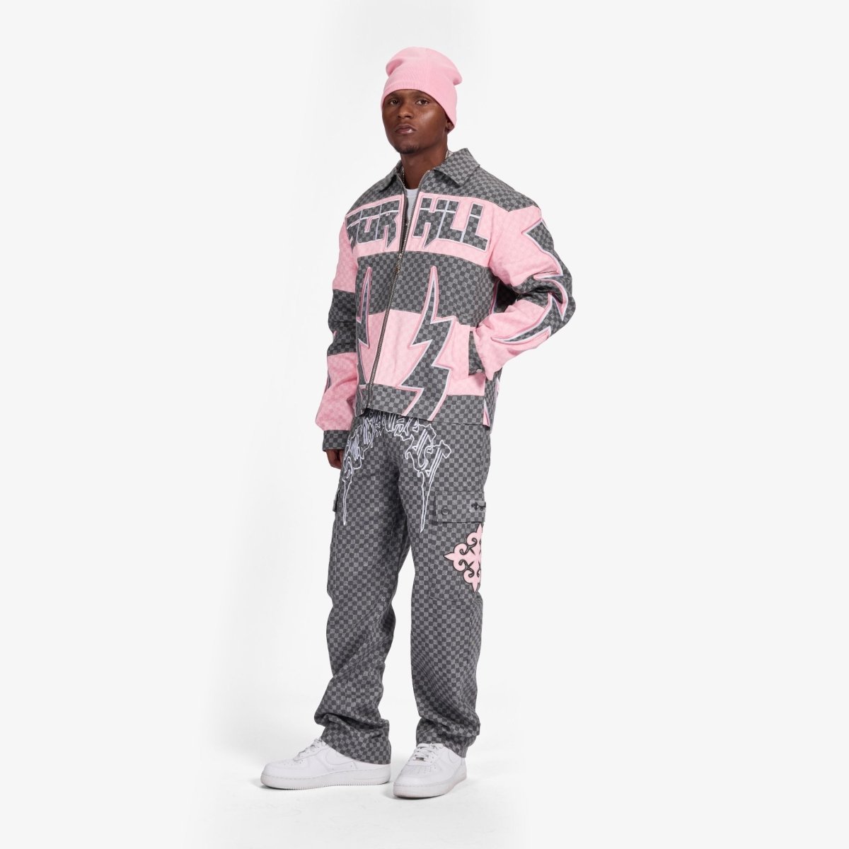 Sugarhill Darling Cargo Pants - Grey Grid - Structured DifferentlySugarhill Darling Cargo Pants - Grey GridJeansSH26-SPR1-58545854574550Sugarhill Darling Cargo Pants - Grey Grid