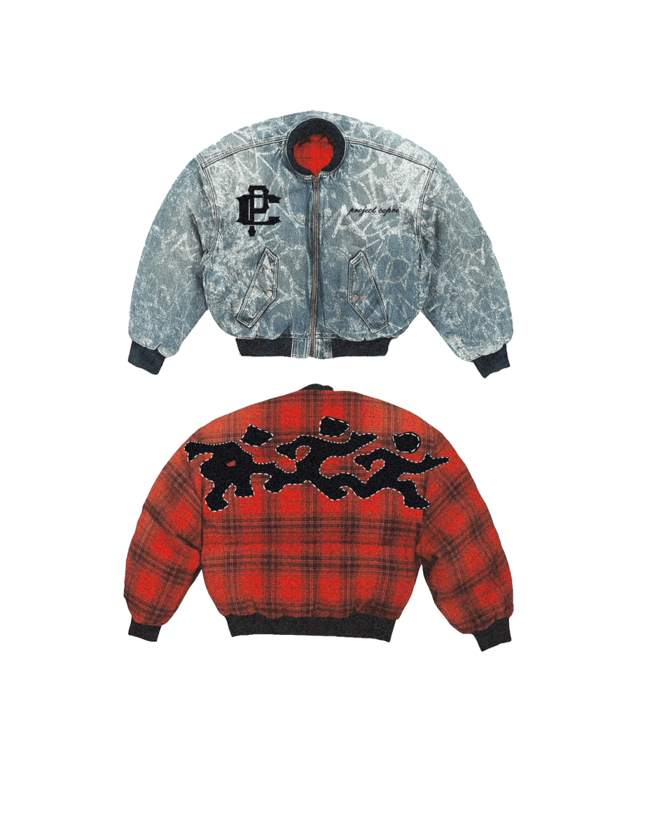 Reversable Graffiti Bomber - Structured DifferentlyReversable Graffiti Bomberbombersku-40754860720177Reversable Graffiti Bomber