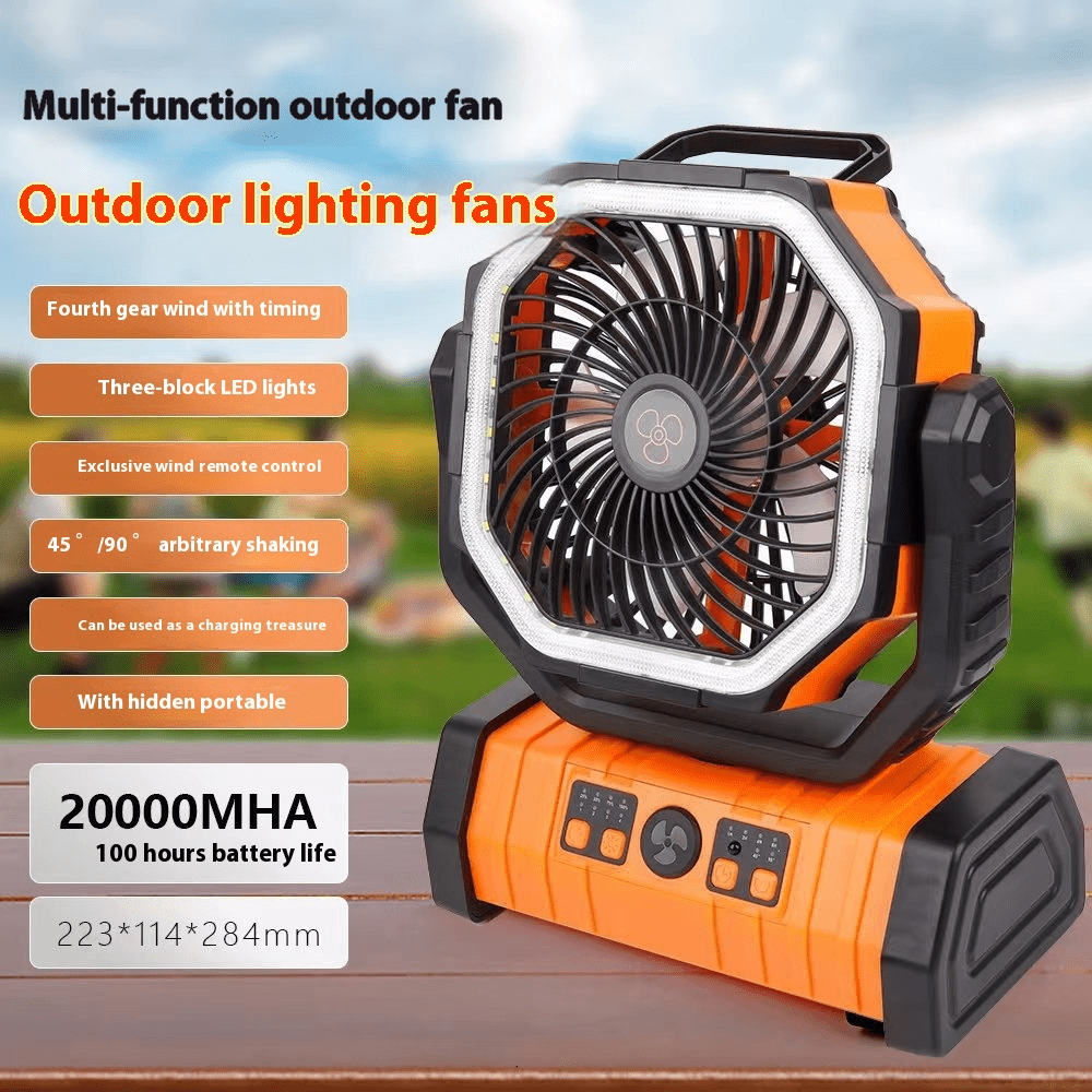Outdoor Household Power Bank LED Light Camping Fan - Structured DifferentlyOutdoor Household Power Bank LED Light Camping FanED35HTEH7Outdoor Household Power Bank LED Light Camping Fan