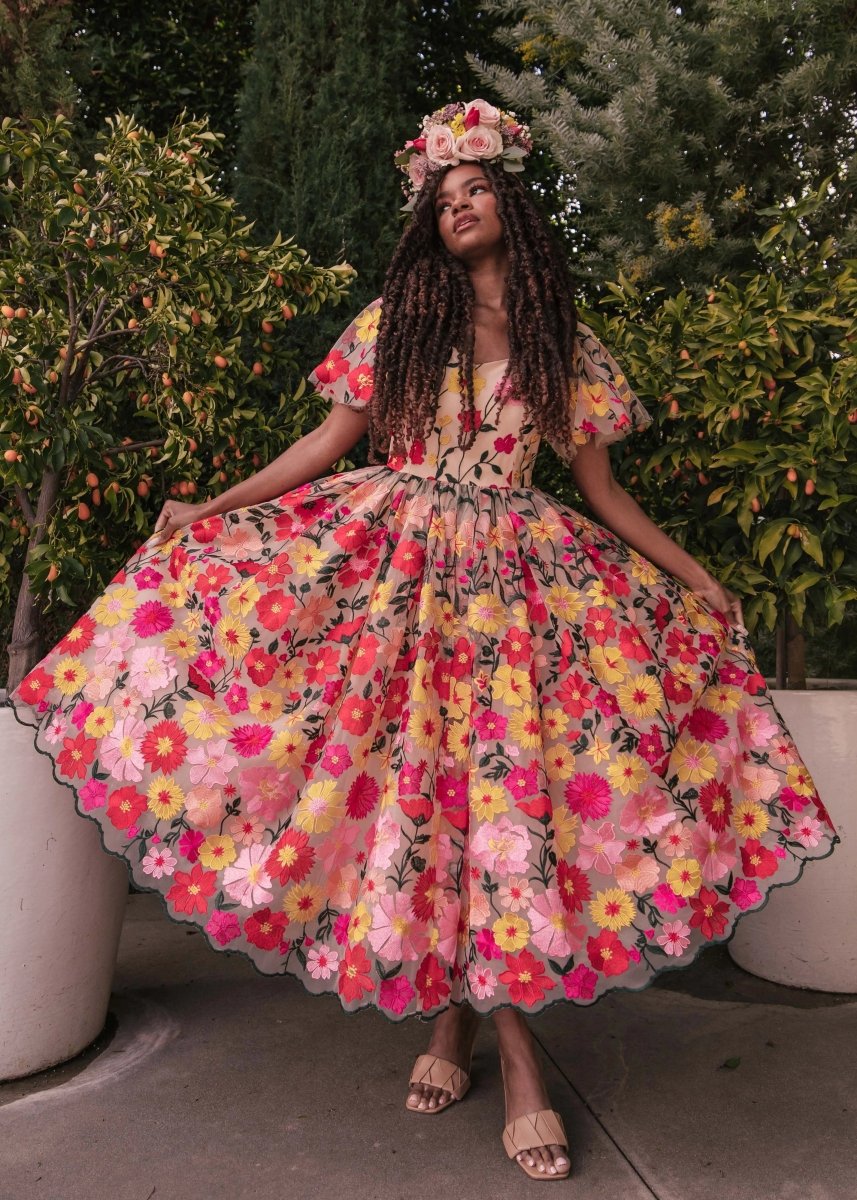 English Garden Dress - Structured DifferentlyEnglish Garden DressDressesJK23022-W-PNK-009645617English Garden Dress