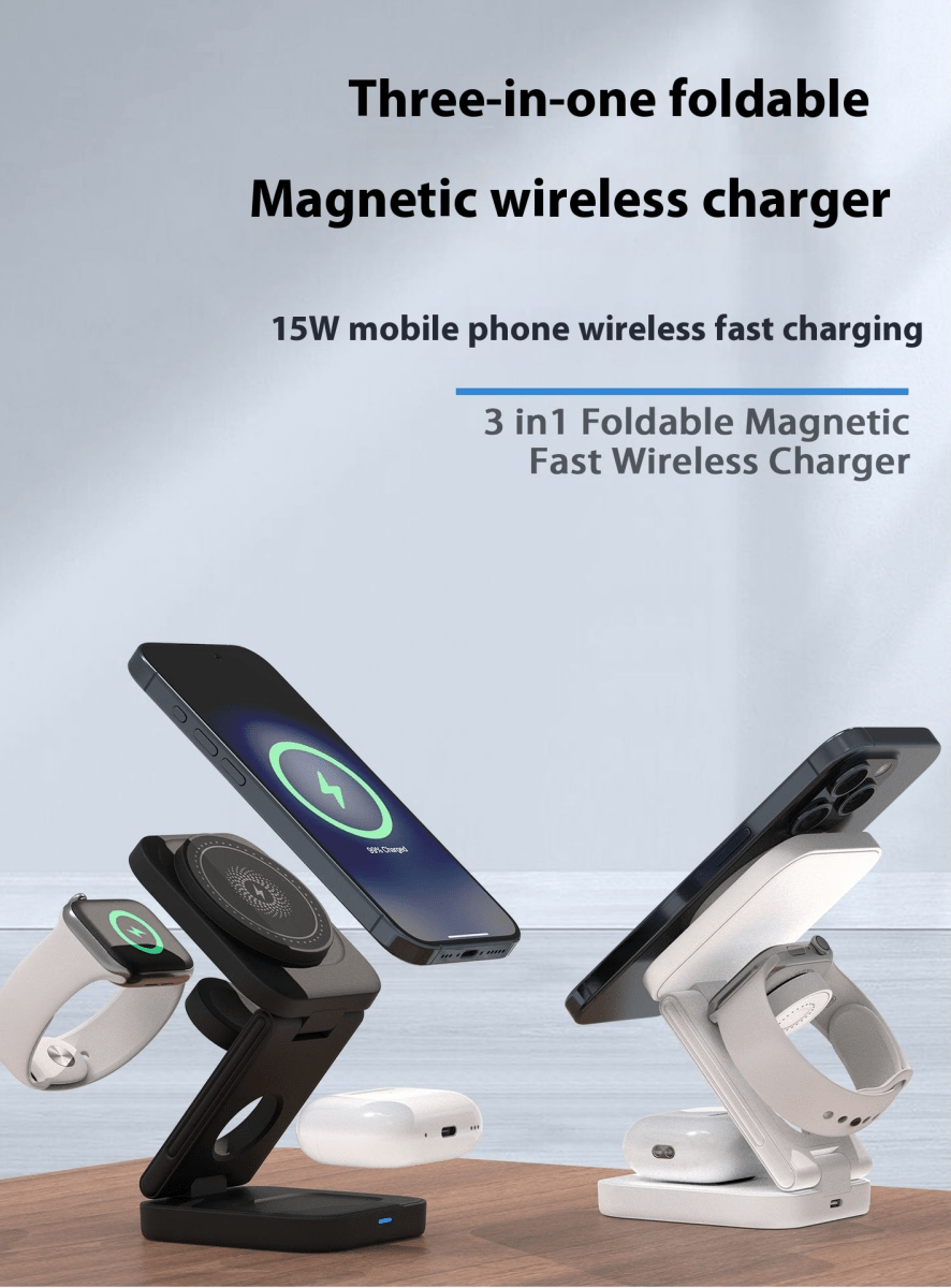 3 IN 1 FOLDABLE WIRELESS CHARGER - Structured Differently3 IN 1 FOLDABLE WIRELESS CHARGERRBNMA4VNI3 IN 1 FOLDABLE WIRELESS CHARGER