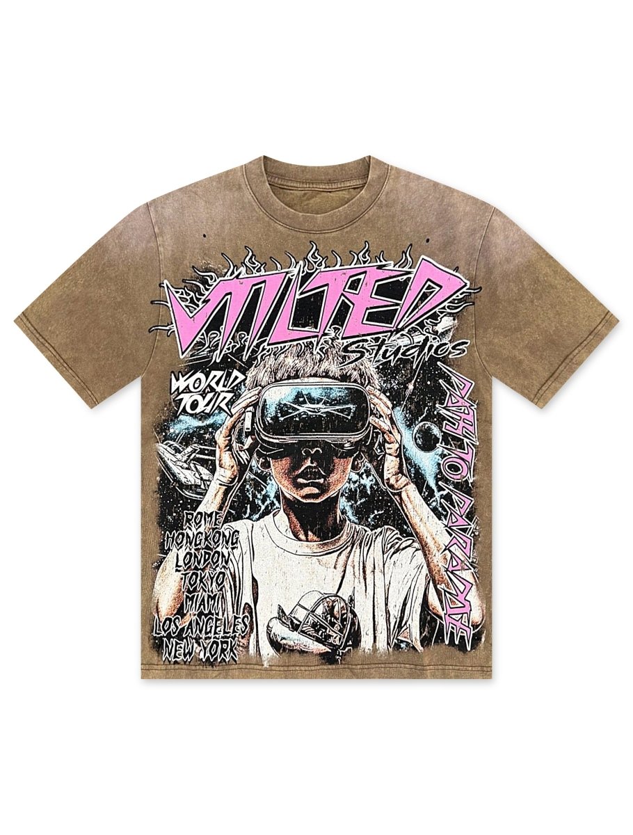 Vtilted Tokyo Tee - Brown Wash - Structured DifferentlyVtilted Tokyo Tee - Brown WashT-ShirtsVB-29582152498546Vtilted Tokyo Tee - Brown Wash