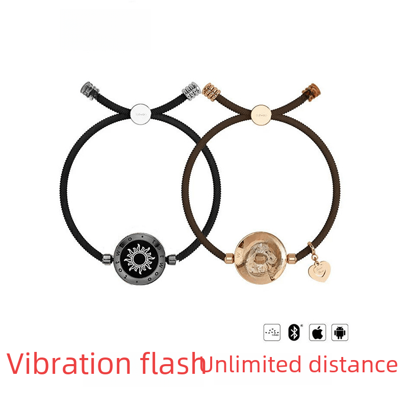 Totwoo Smart Bracelet with Flash & Vibration for Couples - Structured DifferentlyTotwoo Smart Bracelet with Flash & Vibration for Couples2926369_fyx005Totwoo Smart Bracelet with Flash & Vibration for Couples