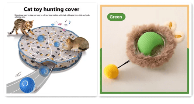 PurrPlay Self - Rolling Cat Toy Ball - Structured DifferentlyPurrPlay Self - Rolling Cat Toy BallK1D25UDP4PurrPlay Self - Rolling Cat Toy Ball