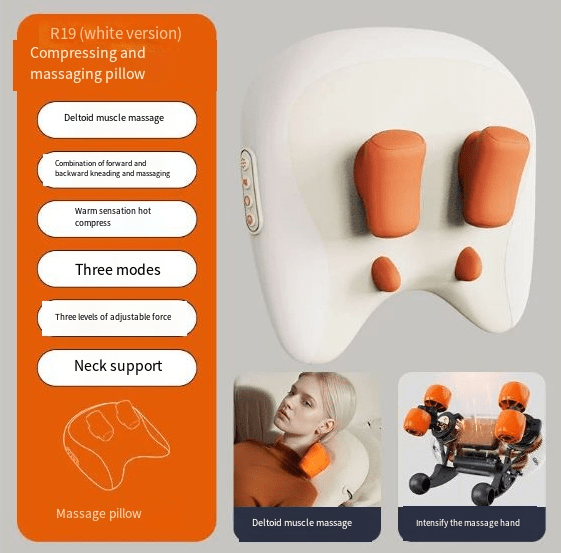 Neck & Shoulder Massage Pillow - Structured DifferentlyNeck & Shoulder Massage PillowIEHZEVZW2Neck & Shoulder Massage Pillow