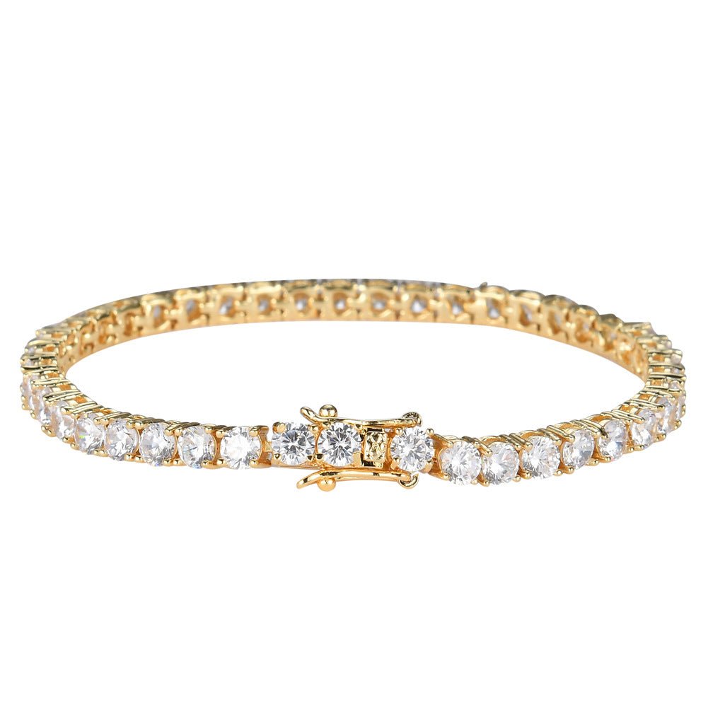 Tennis Chain Copper Zircon Single Row Hip Hop Bracelet - Structured DifferentlyTennis Chain Copper Zircon Single Row Hip Hop Bracelet2671381_lj011Tennis Chain Copper Zircon Single Row Hip Hop Bracelet