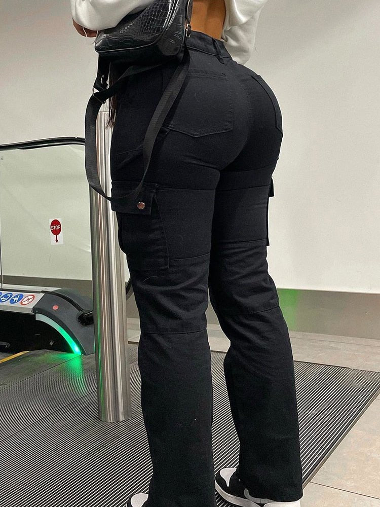 High Waist Cargo Pants Stylish - Structured DifferentlyHigh Waist Cargo Pants Stylish844609_MS422003High Waist Cargo Pants Stylish