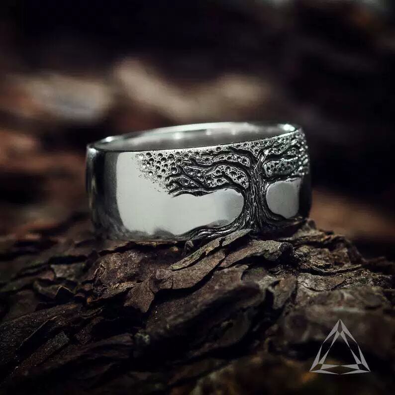 Simple Retro Carved Tree of Life Ring - Structured DifferentlySimple Retro Carved Tree of Life Ring1781293540466778115Simple Retro Carved Tree of Life Ring
