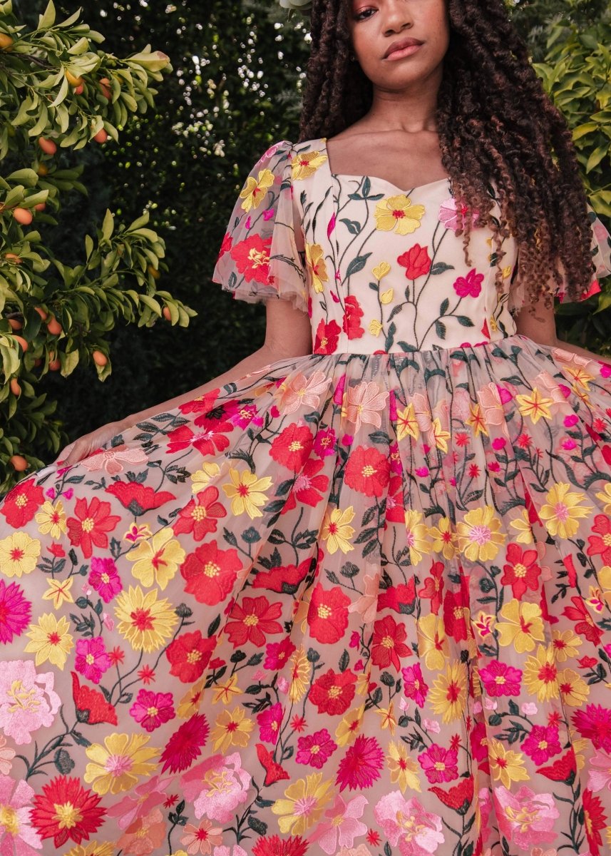 English Garden Dress - Structured DifferentlyEnglish Garden DressDressesJK23022-W-PNK-009645617English Garden Dress