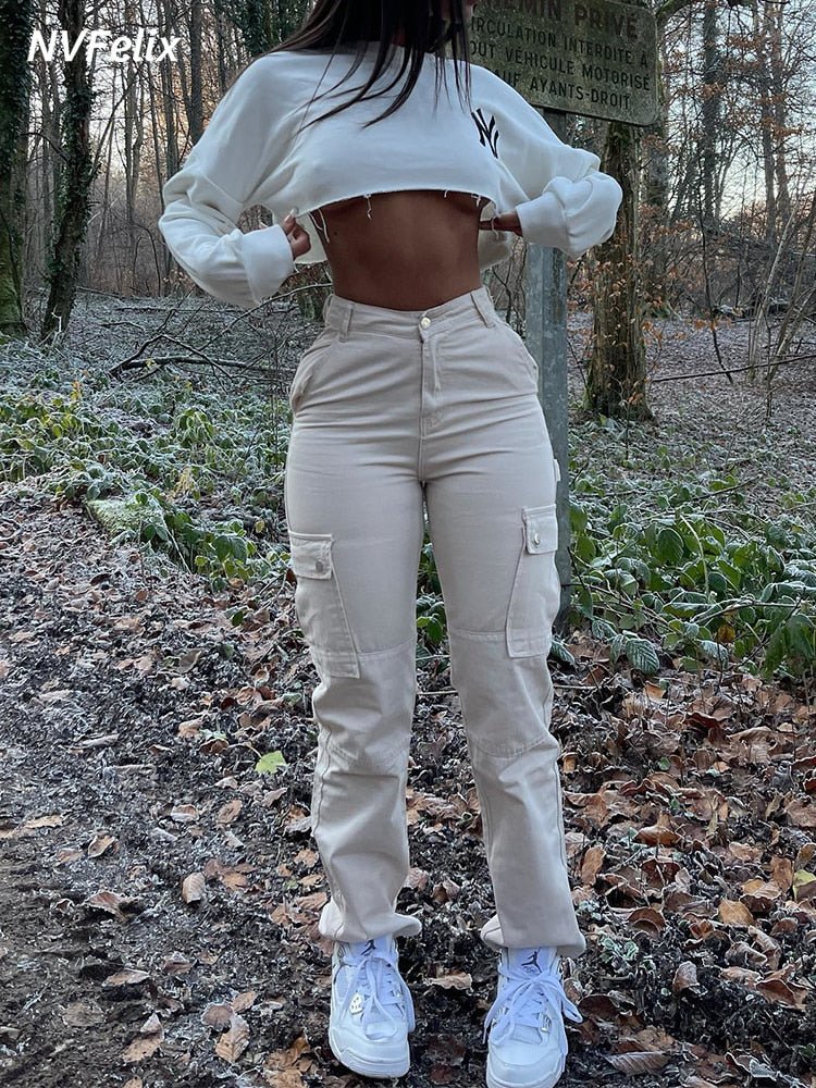 High Waist Cargo Pants Stylish - Structured DifferentlyHigh Waist Cargo Pants Stylish844609_MS422002High Waist Cargo Pants Stylish