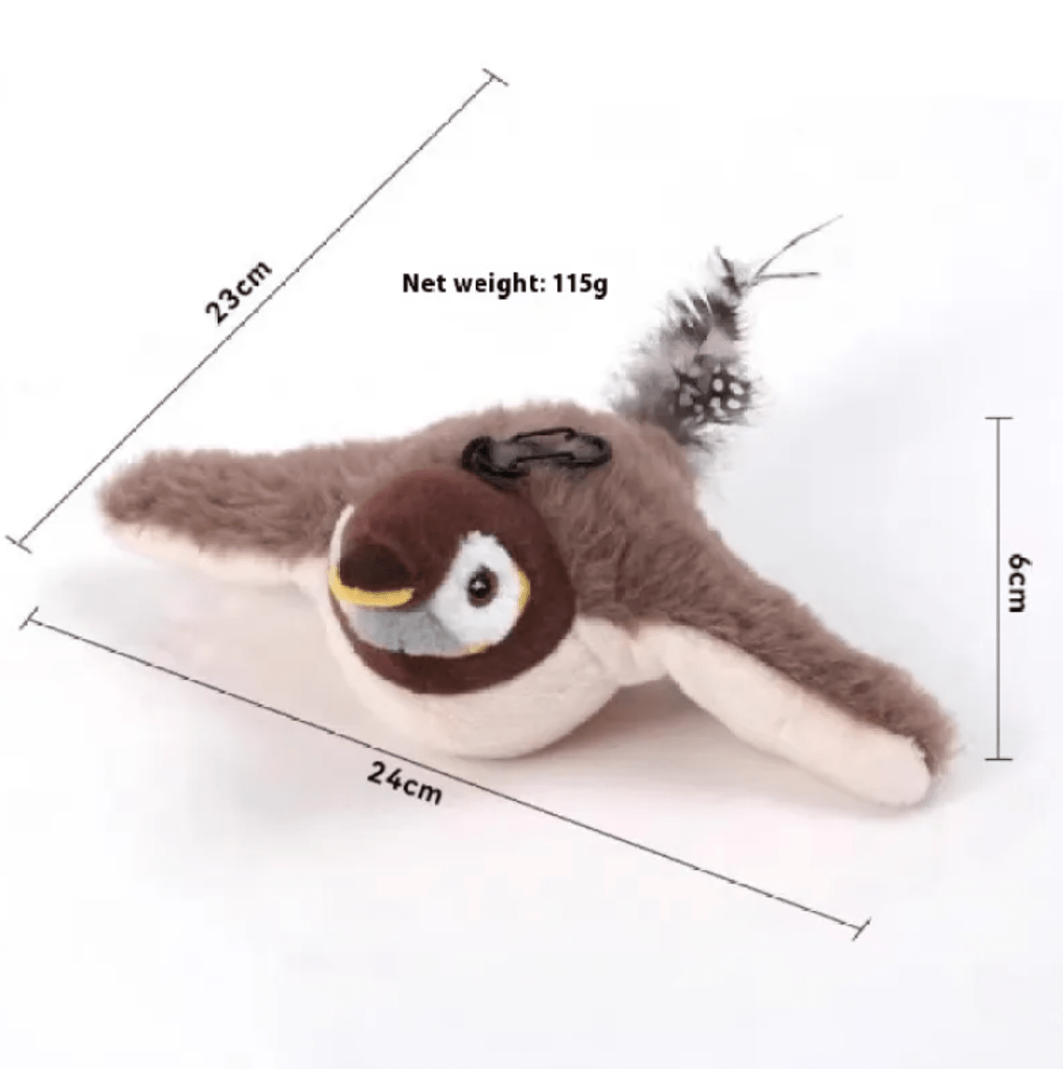 Plush Bird Pet Toy - Structured DifferentlyPlush Bird Pet Toy5JFEYKUTYPlush Bird Pet Toy