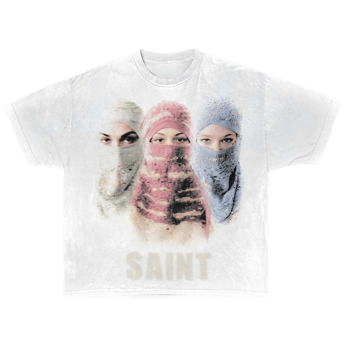 Saint Distressed Tee - Structured DifferentlySaint Distressed TeeT-Shirtsku-48987368784154Saint Distressed Tee