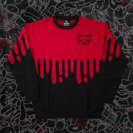 Gloomy Drip Knit Sweater - Structured DifferentlyGloomy Drip Knit SweaterSweaterSW-BLK-GLOOMYDRIP-SGloomy Drip Knit Sweater