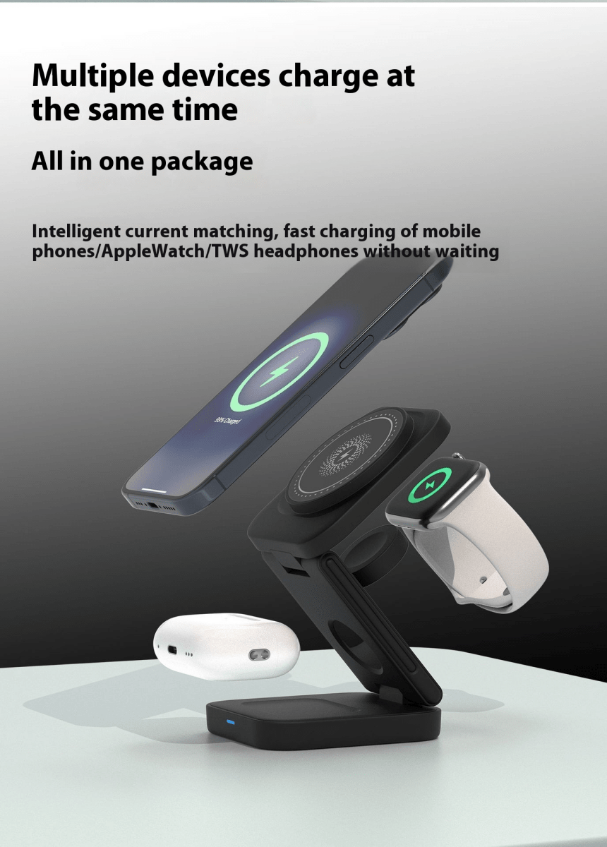 3 IN 1 FOLDABLE WIRELESS CHARGER - Structured Differently3 IN 1 FOLDABLE WIRELESS CHARGERRBNMA4VNI3 IN 1 FOLDABLE WIRELESS CHARGER