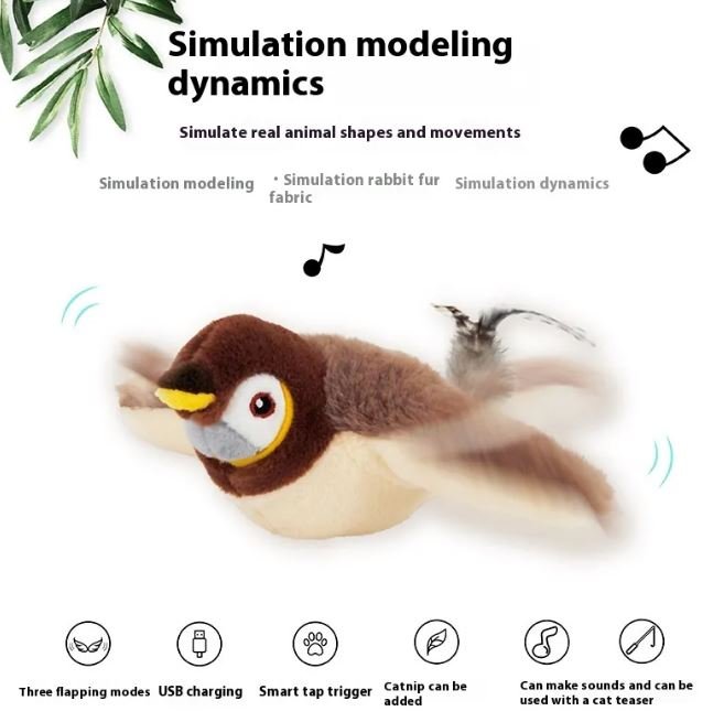Flapping Bird Cat Toy - Structured DifferentlyFlapping Bird Cat Toy34JYNMW5TFlapping Bird Cat Toy