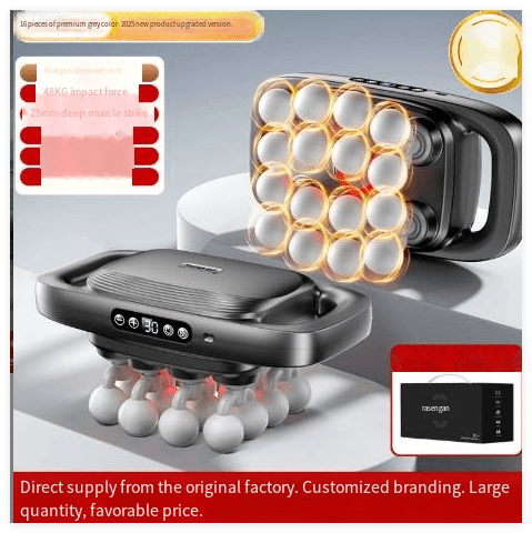 Deep Tissue Muscle Massage Gun, 8/16 Heads - Structured DifferentlyDeep Tissue Muscle Massage Gun, 8/16 Heads21868AJPQDeep Tissue Muscle Massage Gun, 8/16 Heads