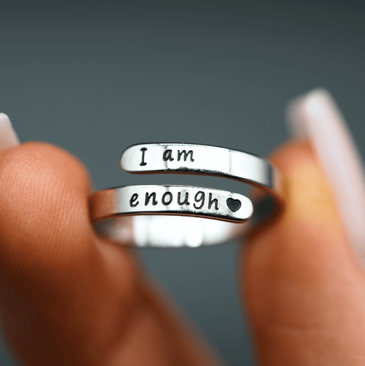 I Am Enough Ring - Structured DifferentlyI Am Enough RingORP2NSHMEI Am Enough Ring